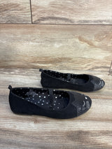 H&M Glittery Cat Ballet Flats Black sz 13c