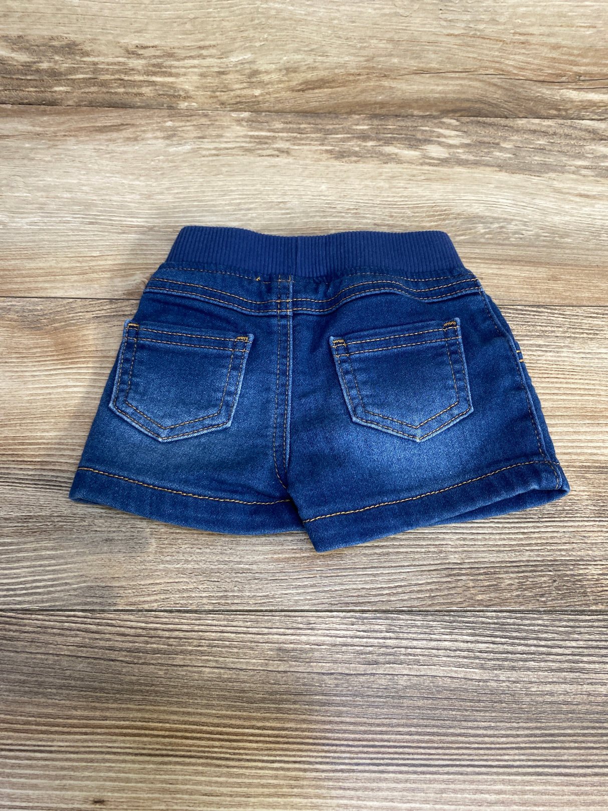 Cat & Jack Pull On Soft Denim Shorts Blue sz 0-3m