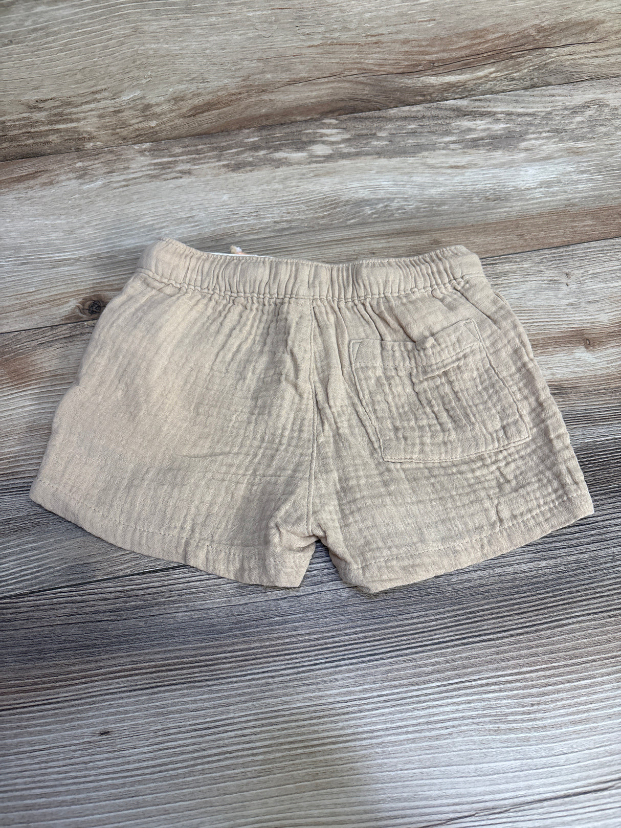 NEW Cat & Jack Drawstring Muslin Shorts Tan sz 3T
