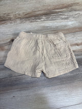 NEW Cat & Jack Drawstring Muslin Shorts Tan sz 3T