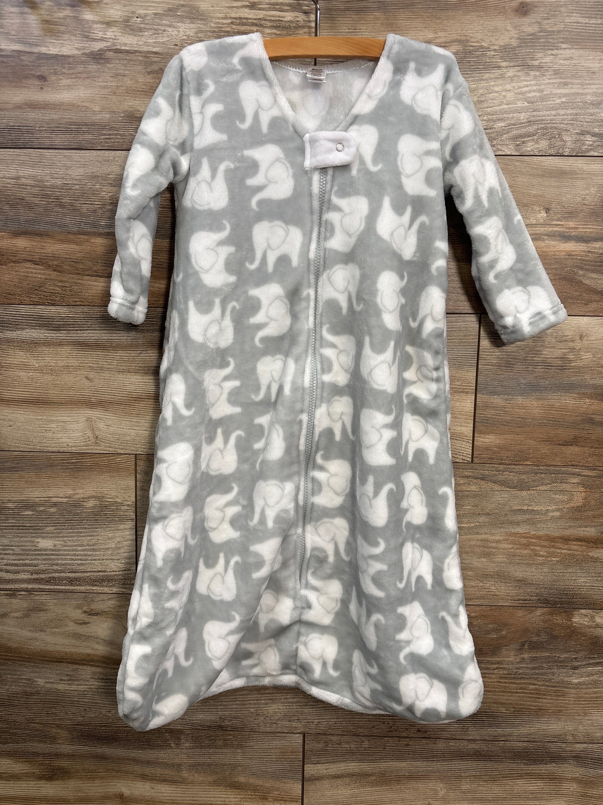 Hudson Baby Elephant Plush Sleep Sack Grey sz 12-18m