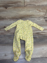 Laughing Llama Floral Sleeper Yellow sz 3m