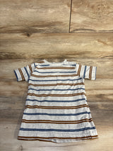 Distortion Striped Pocket Shirt Grey sz 5T