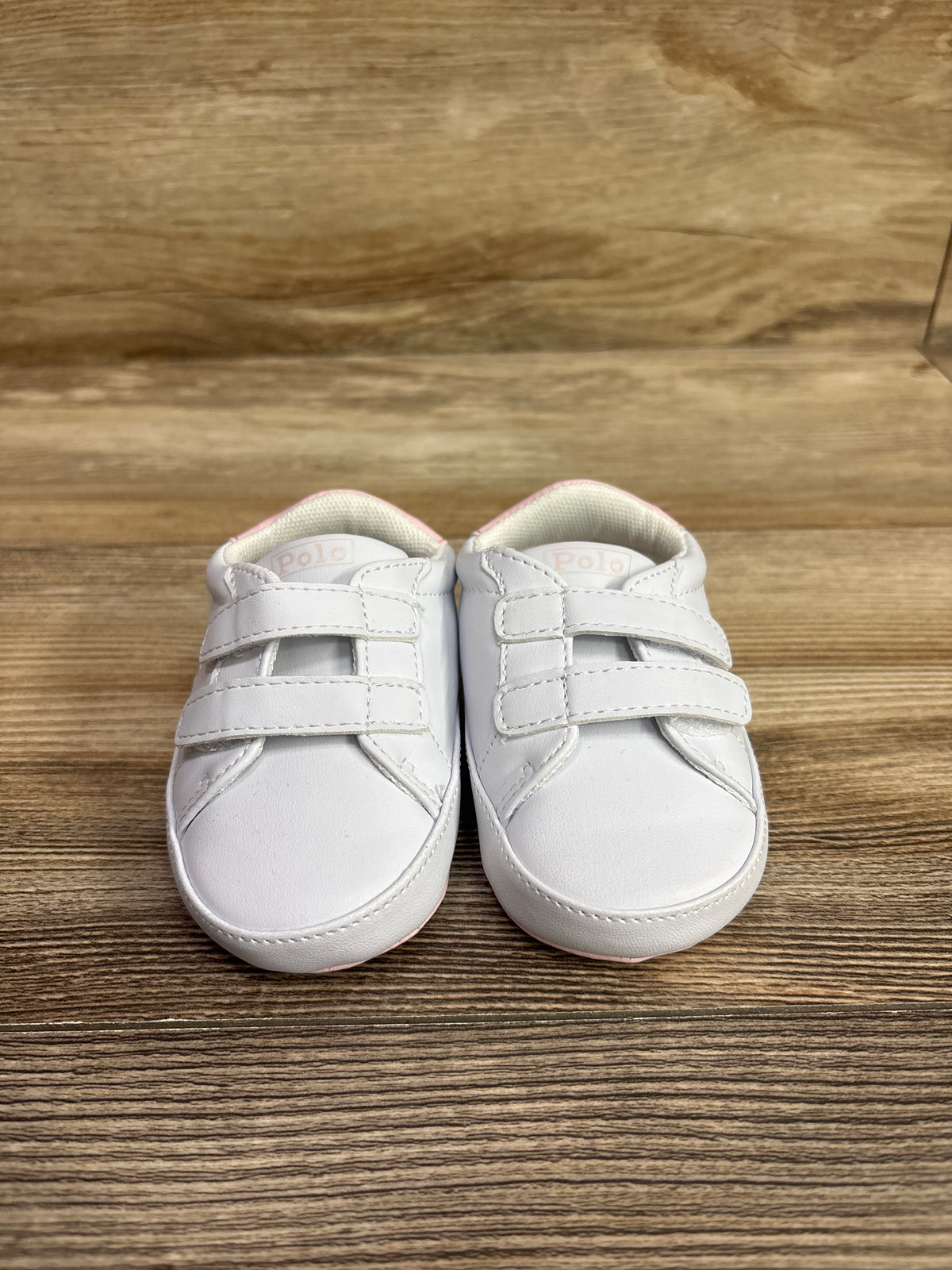 Polo Ralph Lauren Heritage Court II Ez Crib Sneakers White sz 4c