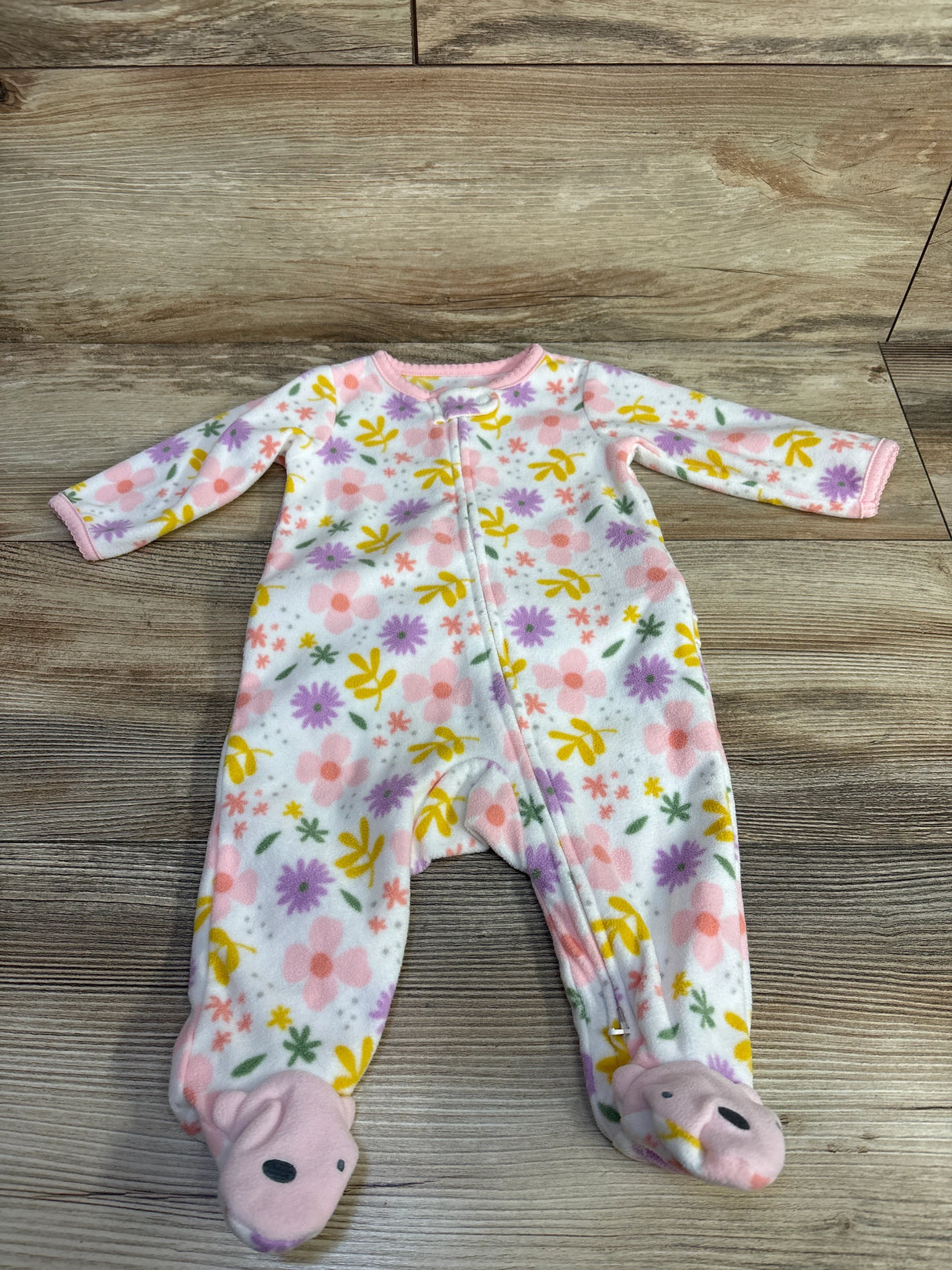 Simple Joys Floral Blanket Sleeper White sz 0-3m - Me n Mommy To Be