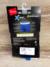 NEW Hanes X-Temp Boys' Tagless Boxer Briefs 4pk sz S/6-8