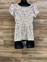 Sonoma Maternity Smocked Blouse White sz Large