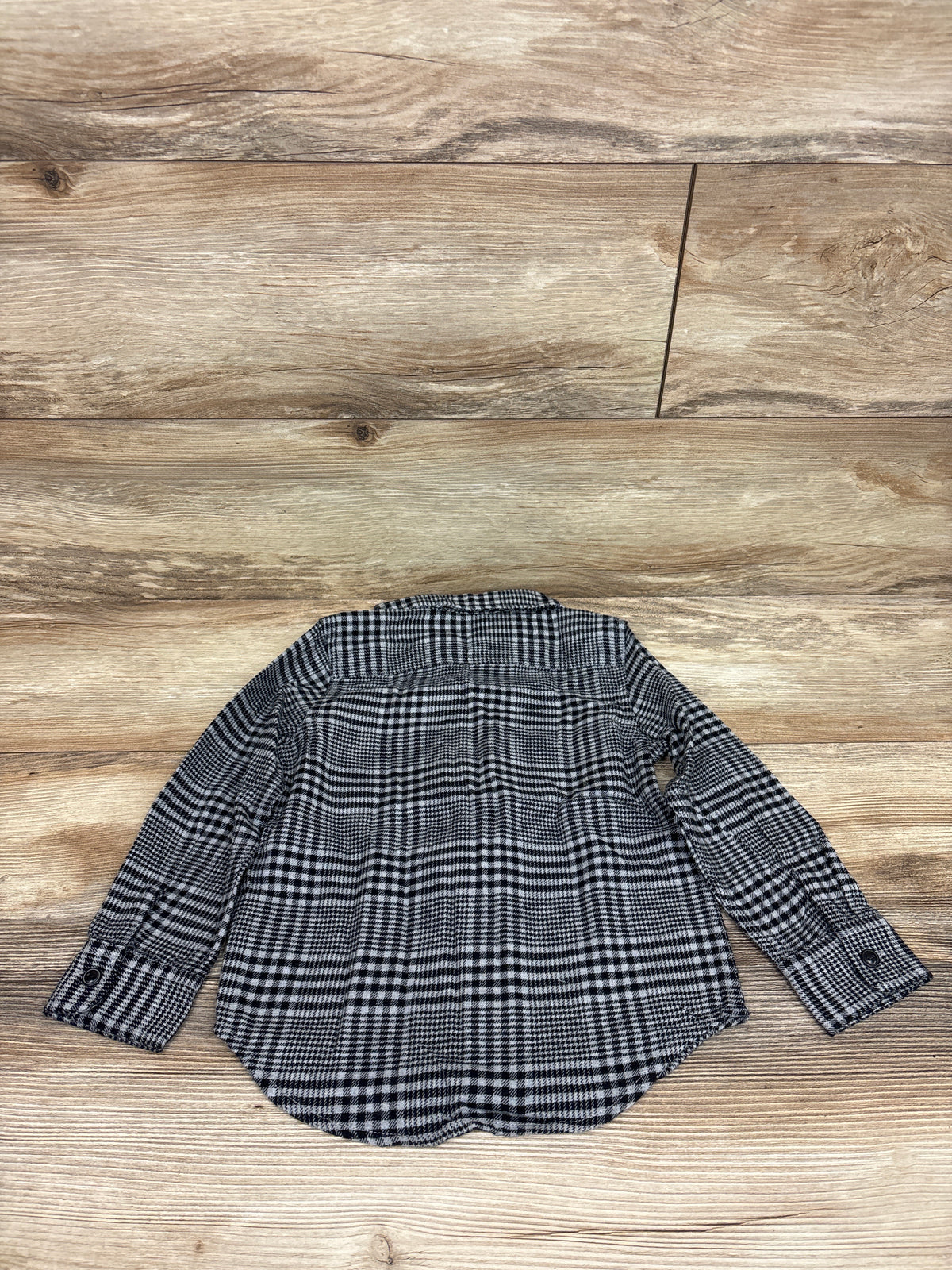 NEW Baby Gap Organic Cotton Flannel Shirt in Grey Heather sz 4T