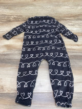 Cat & Jack Heart Print Coverall Grey sz 18m