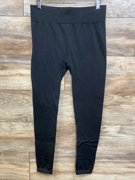 Lark + Grey Maternity Fleece Leggings Black sz One Size - Me n Mommy To Be