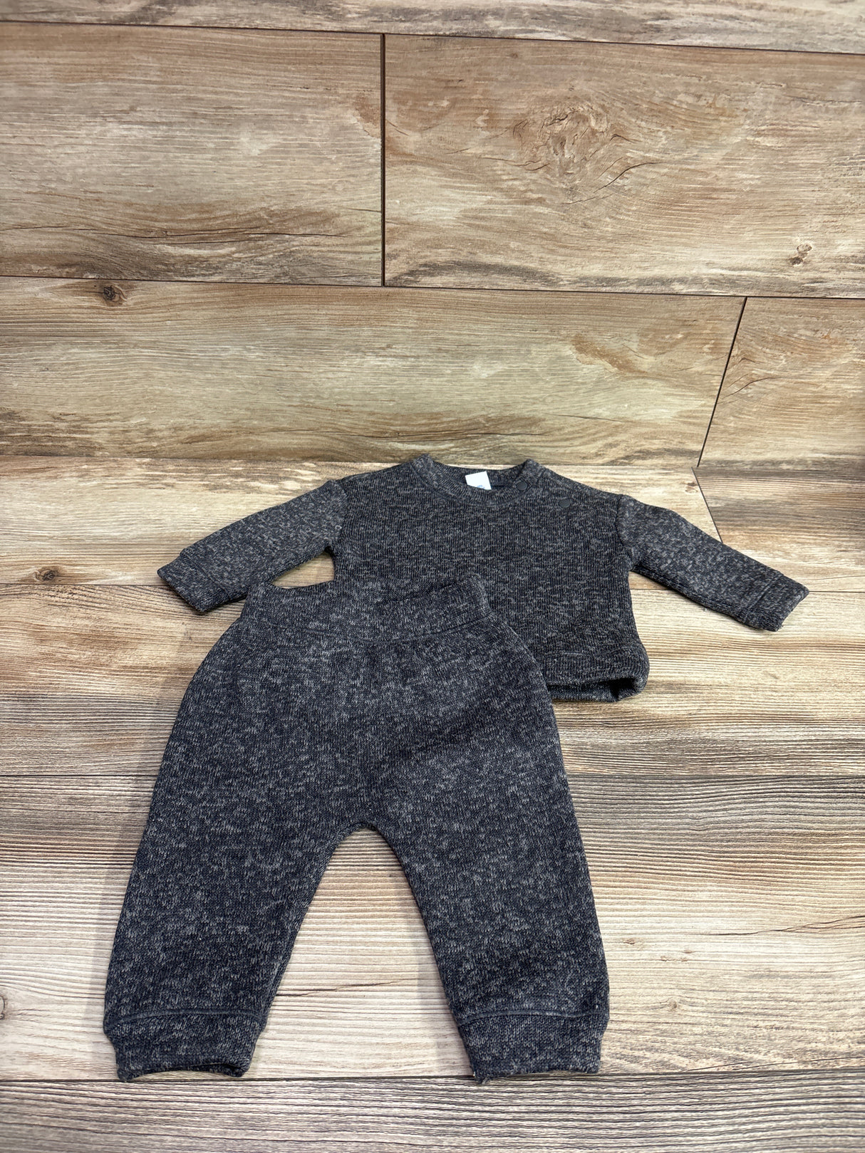 Old Navy 2pc Knit Sweater & Pants Set Grey sz 3-6m