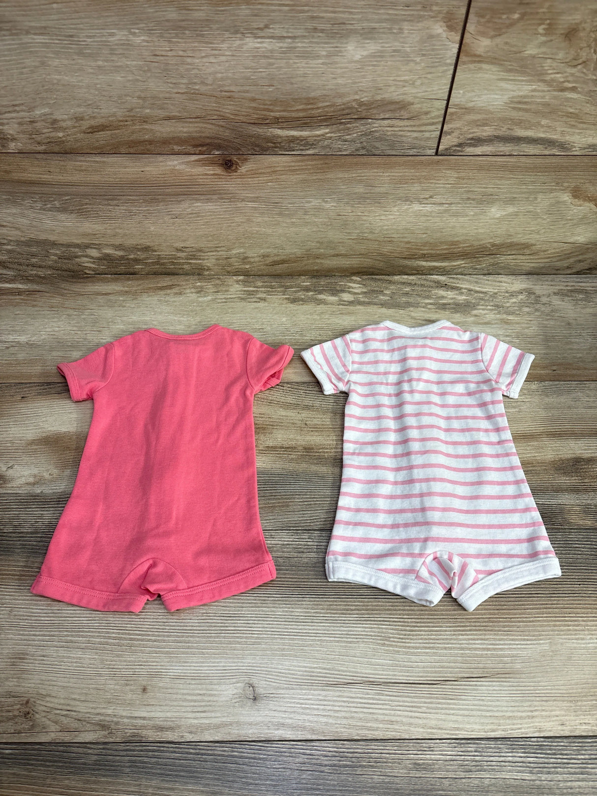 Hanes 2pk Shortie Sleepers Pink sz 0-6m