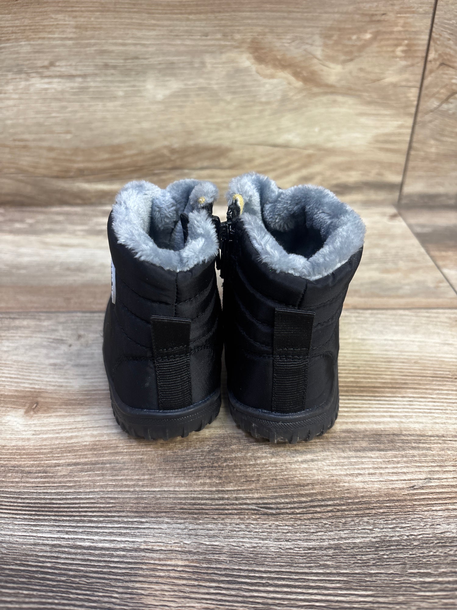 BMCITYBM Fur Lined Snow Boots Black sz 4/5c