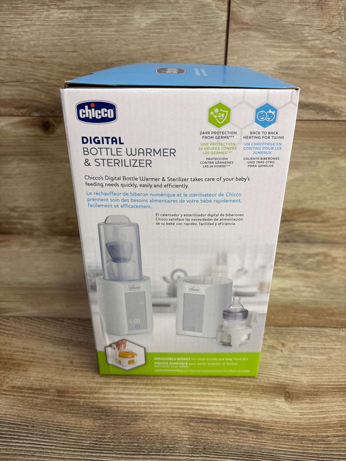 NEW Chicco Digital Bottle Warmer & Sterilizer