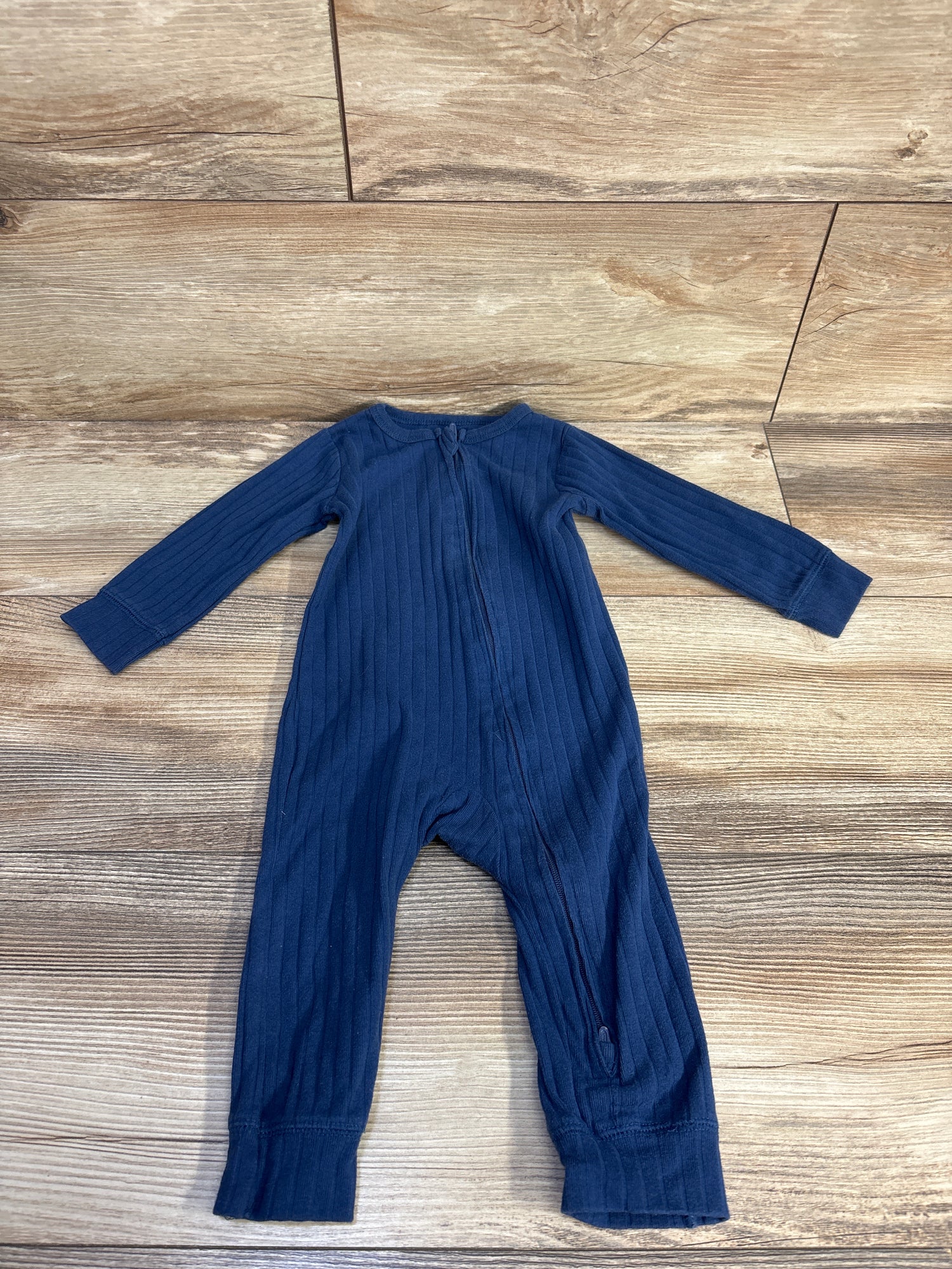 Carter's Ribbed Footless Sleeper Navy sz 9m