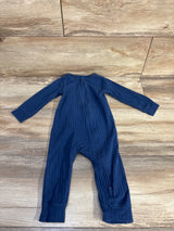 Carter's Ribbed Footless Sleeper Navy sz 9m