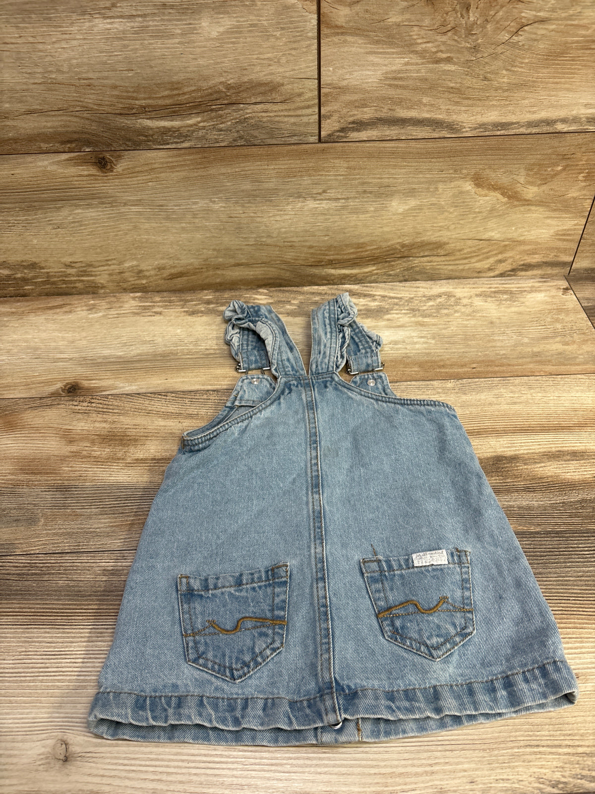 7 For All Mankind Button-Front Denim Skirtall Blue sz 24m