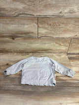Molo Cat Pullover Sweatshirt Grey sz 12-18m