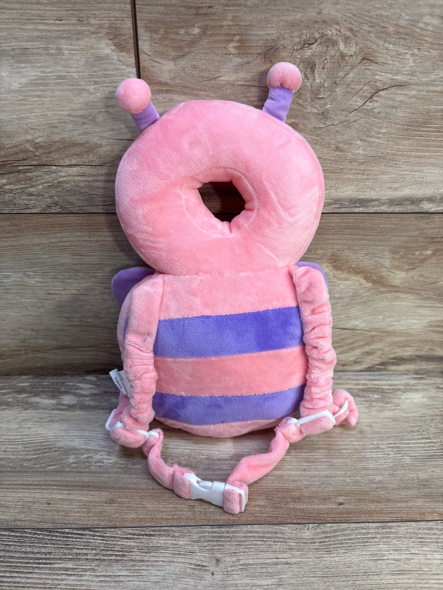 JunNeng Baby Head Protector Backpack, Pink Butterfly