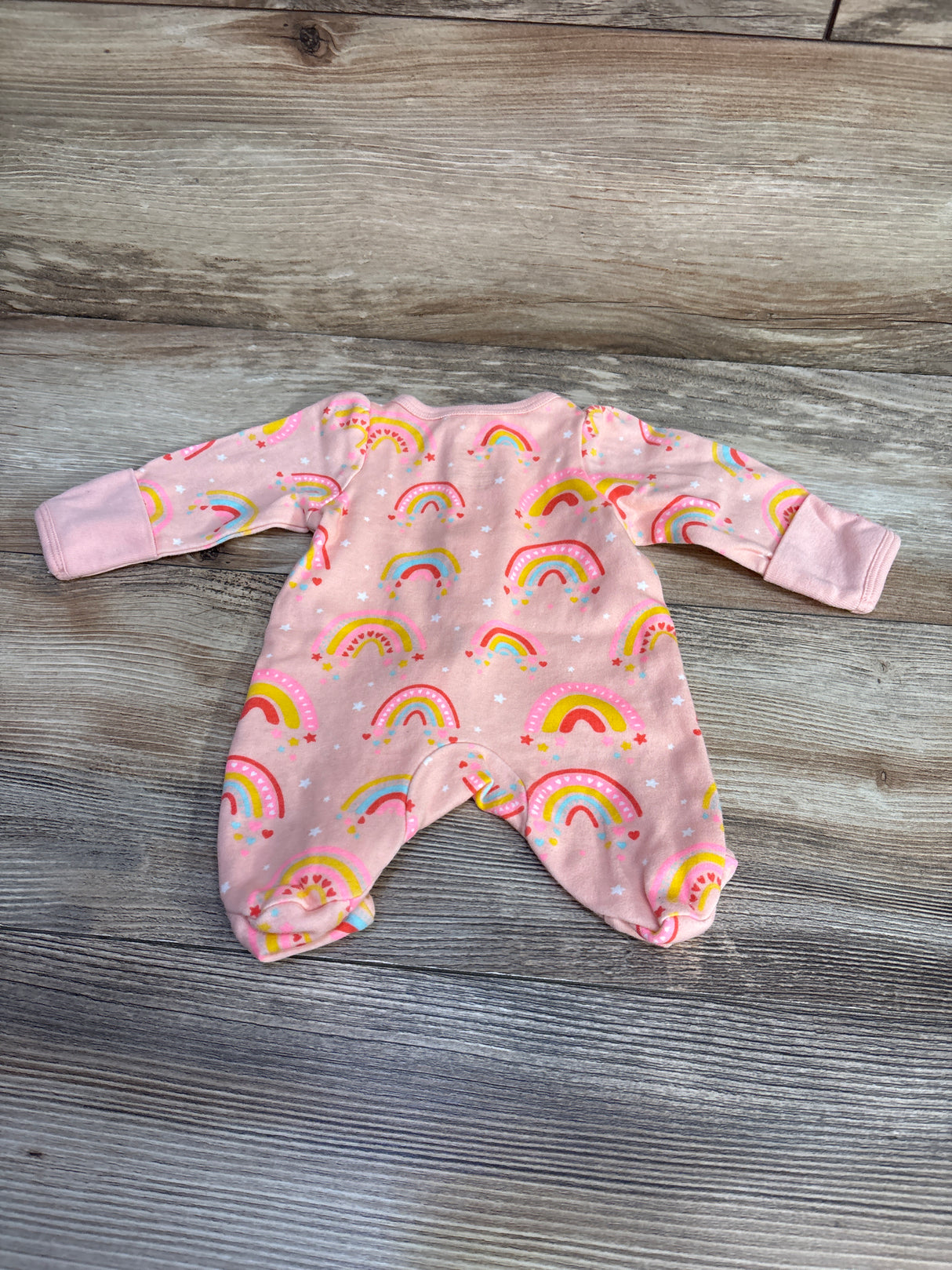 Wonder Nation Rainbow Sleeper Pink sz Preemie