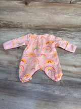 Wonder Nation Rainbow Sleeper Pink sz Preemie