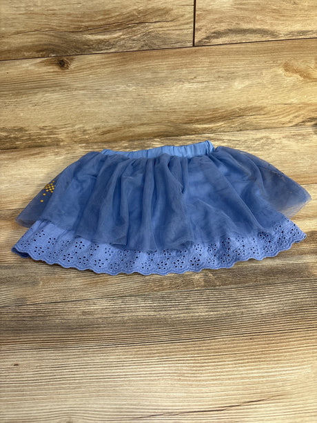 Tulle Overlay Skirt Blue sz 4T - Me n Mommy To Be