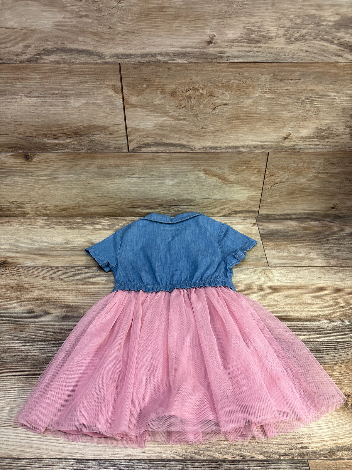 Epic Threads Denim Tulle Dress Blue sz 3T