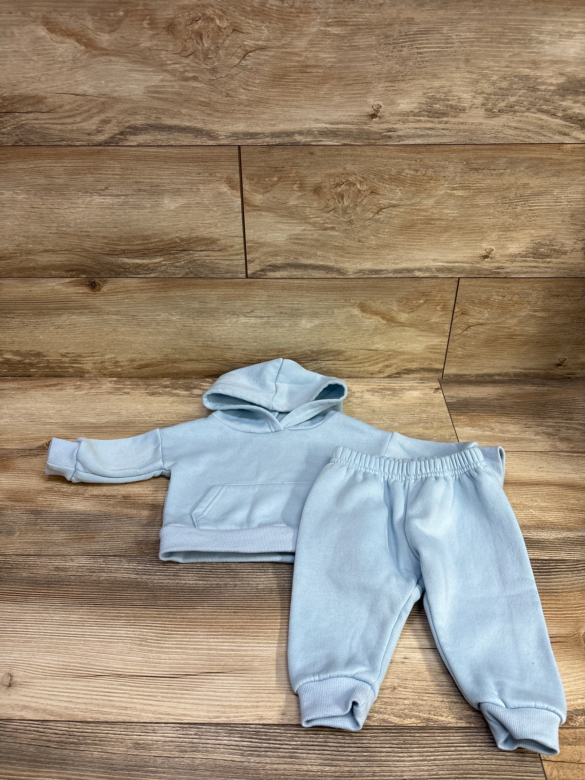Shein 2pc Pullover Hoodie & Pants Set Blue sz 3-6m