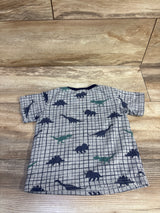 Picapino Dinosaur Shirt Grey sz 18m