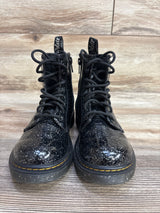 Dr. Martens 1460 Glitter Patent Leather Boots Black sz 1Y