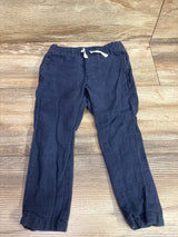 Janie & Jack Linen-Blend Drawstring Pants Navy sz 2T