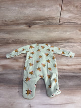 Old Navy Reindeer Blanket Sleeper Sage sz 0-3m