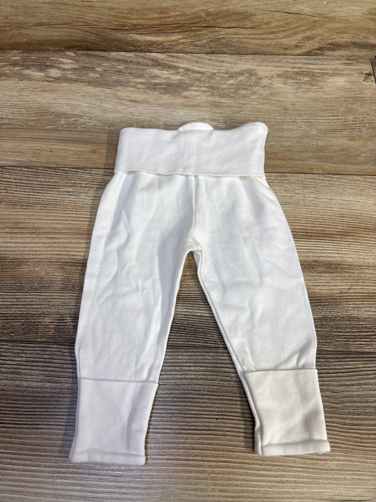 Pimbi & Bimpi Pima Cotton Convertible Footie Pants White sz Newborn