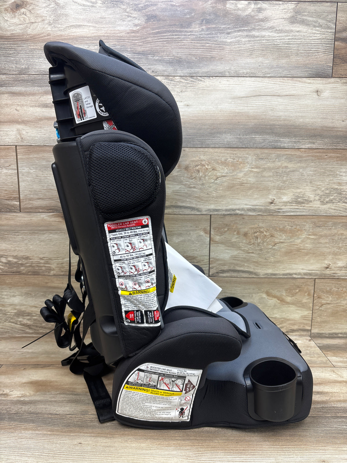 NEW Baby Trend Hybrid SI 3-in-1 Combination Booster Car Seat in Madrid Black