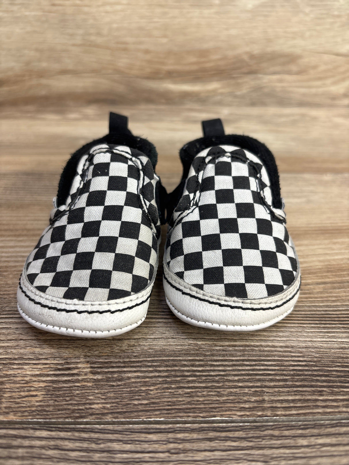 Vans Slip-On V Checkerboard Crib Shoes sz 3c