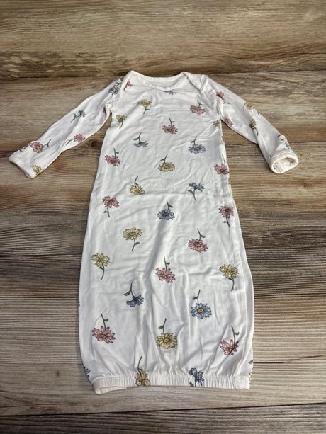 Carter's PurelySoft Floral Gown White sz 3m - Me n Mommy To Be