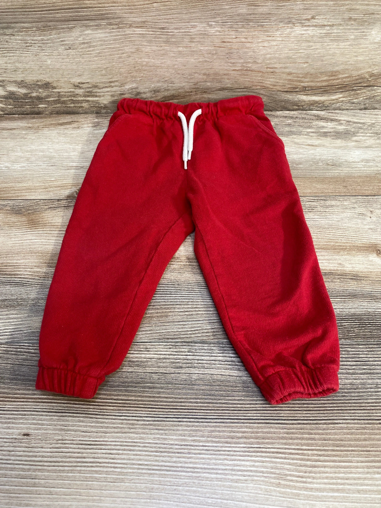 Old Navy Drawstring Joggers Red sz 18-24m - Me n Mommy To Be