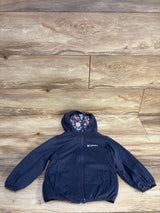 Columbia Reversible Floral Windbreaker Navy sz 3T