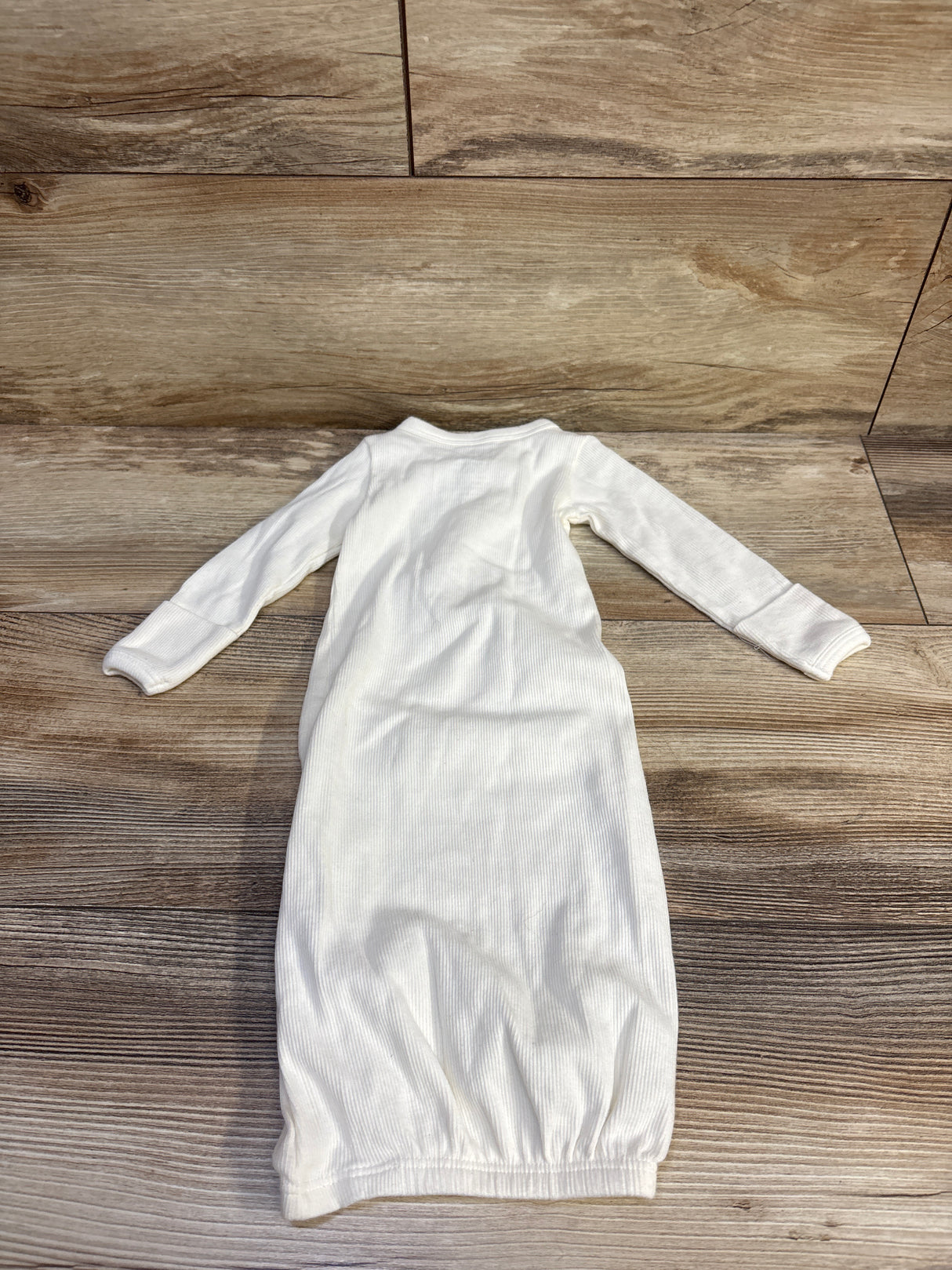 Little Planet Organic Ribbed Henley Sleep Gown Ivory sz Newborn