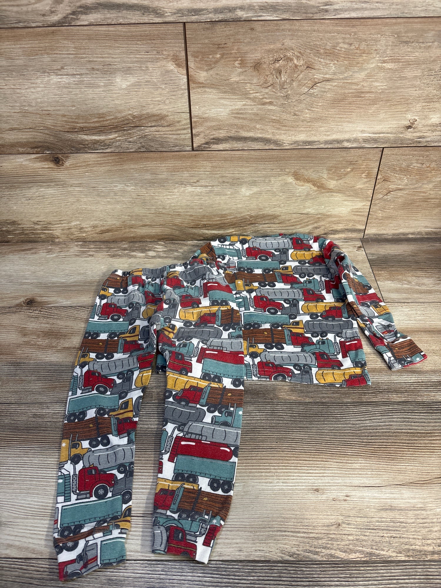 Just One You 2pc Pajama Set White sz 3T