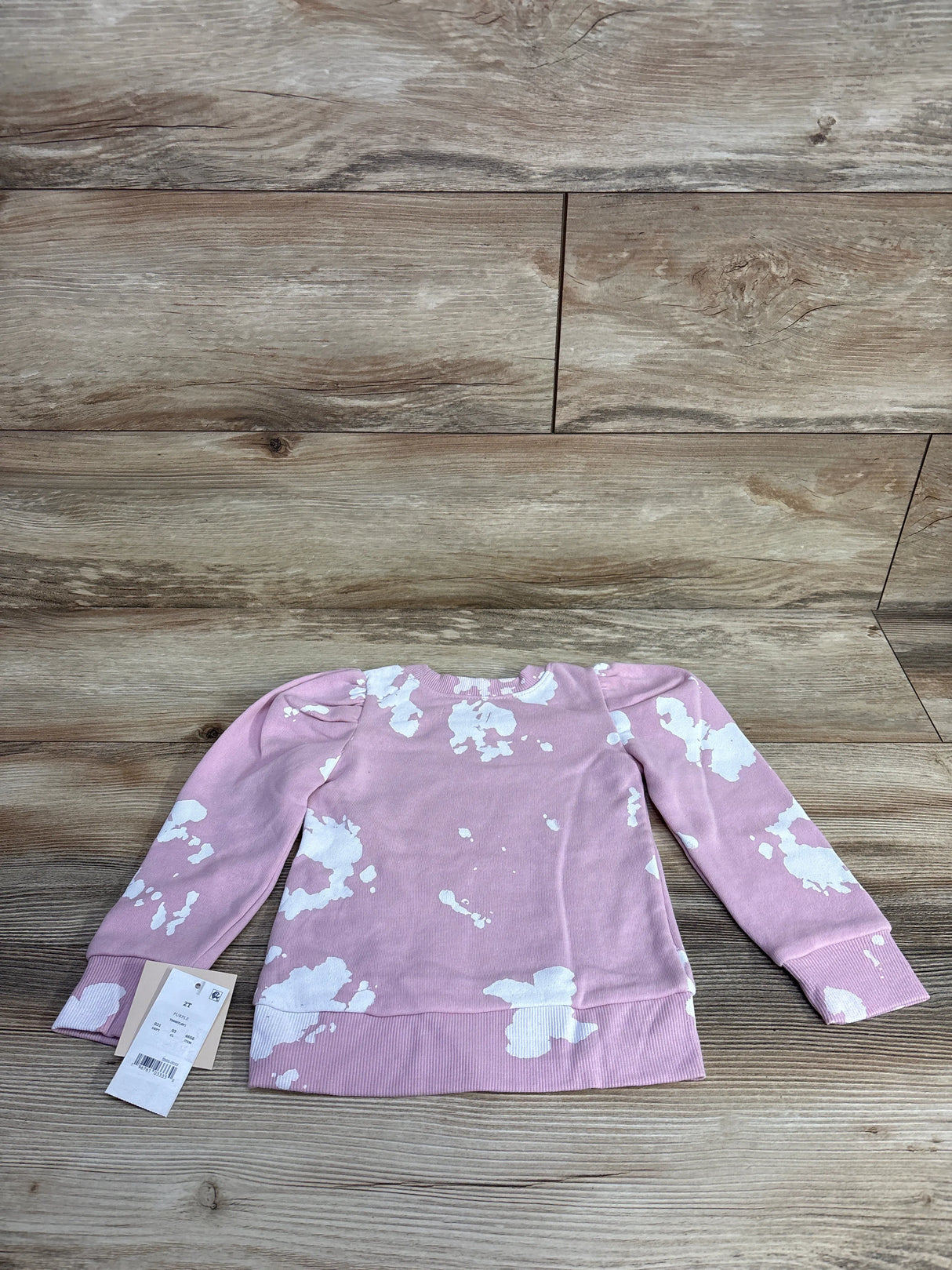 NEW Grayson Mini Puff Sleeve Sweatshirt Pink sz 2T
