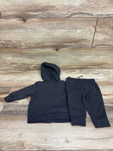 Baby Gap 2pc Zip-Up Hoodie & Joggers Set Grey sz 3-6m
