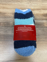 NEW Wondershop 2pk Super Soft Hanukkah Crew Socks Blue sz 6-9c
