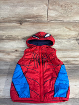 Marvel Spiderman Sleeveless Puff Vest Red sz 5T