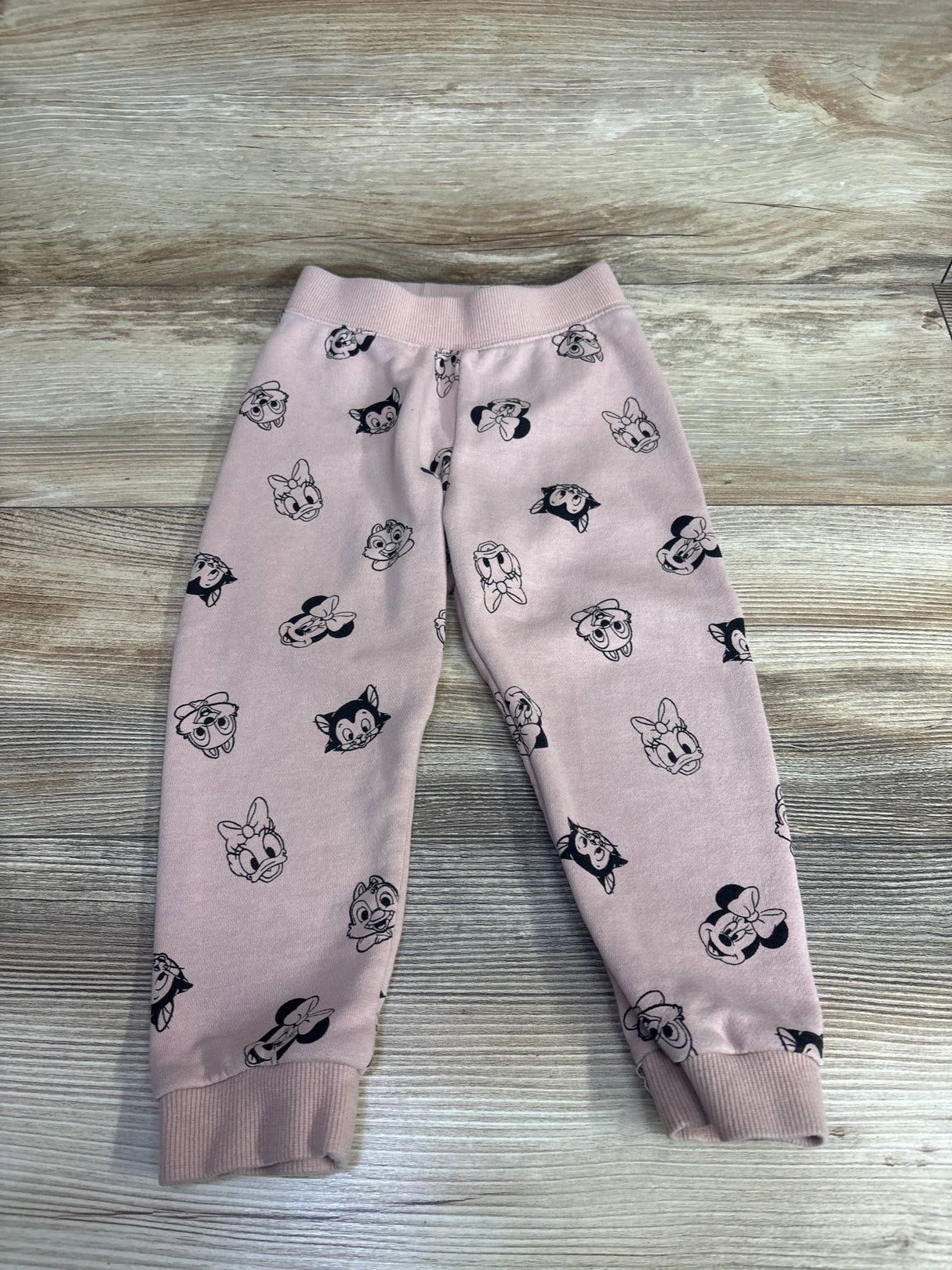 H&M Disney Minnie Mouse Joggers Beige sz 2T