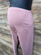 Maternity Full Panel Leggings Pink sz Large