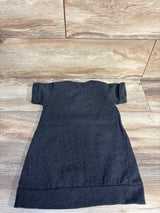 Instant Message Mini Barbie Short Sleeve Sweatshirt Dress Grey sz 2T