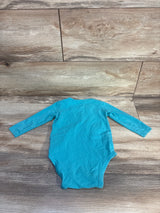 Wrangler Long Sleeve Bodysuit Teal sz 12m