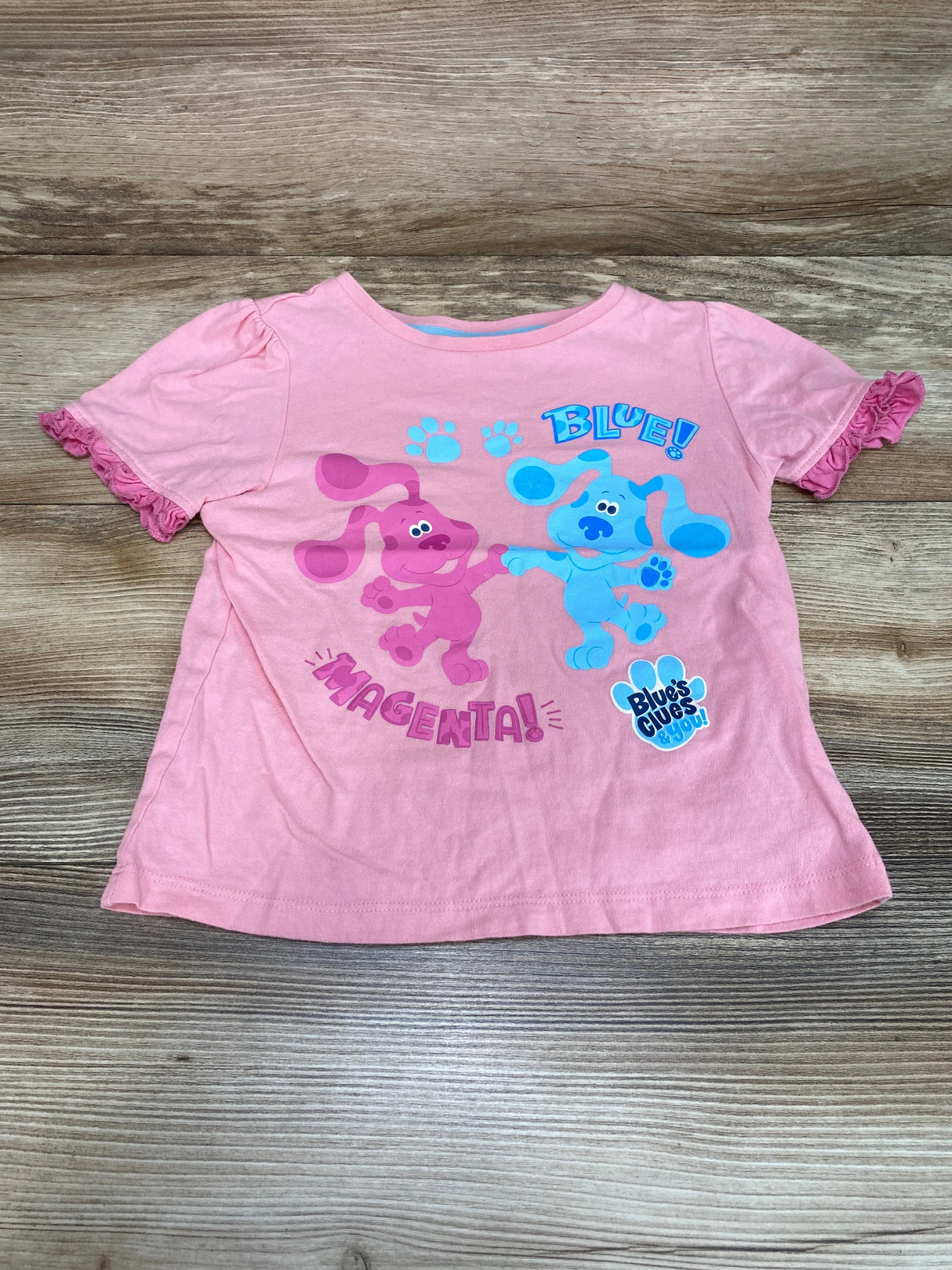 Nickelodeon Blues Clues & You! Shirt Pink sz 4T