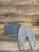 Cloud Island 2pc Bear Ribbed Shirt & Pants Set Blue sz 12m